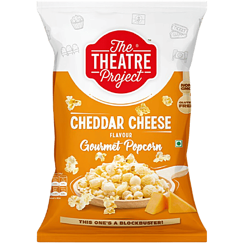 The Theatre Project Gourmet Popcorn - Cheddar Cheese, 60 g  Gluten Free