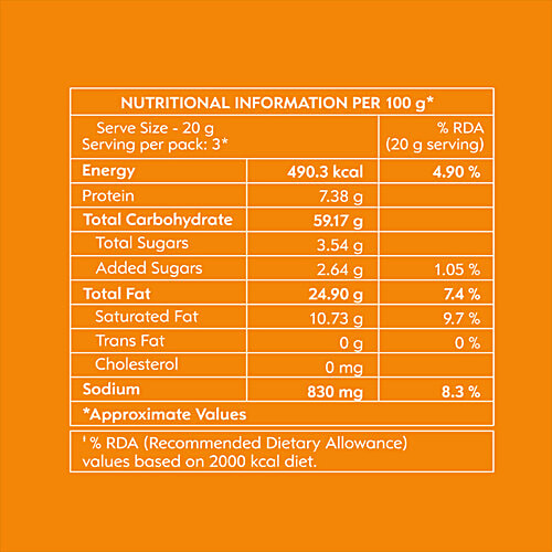 The Theatre Project Gourmet Popcorn - Cheddar Cheese, 60 g  Gluten Free