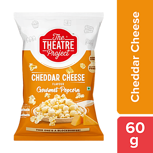 The Theatre Project Gourmet Popcorn - Cheddar Cheese, 60 g  Gluten Free