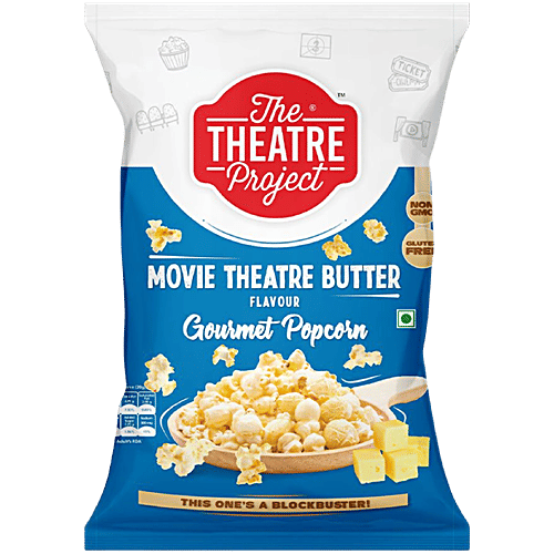 The Theatre Project Gourmet Popcorn - Movie Theatre Butter, 27 g  Gluten Free