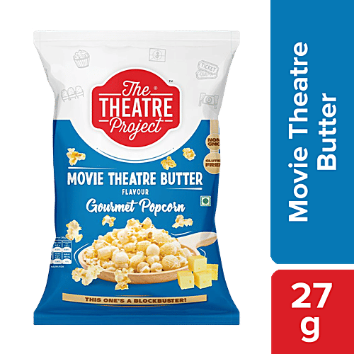 The Theatre Project Gourmet Popcorn - Movie Theatre Butter, 27 g  Gluten Free
