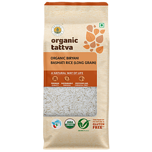 Buy Organic Tattva Biryani Basmati Rice Vegan, GlutenFree, Rich In Flavour Online at Best
