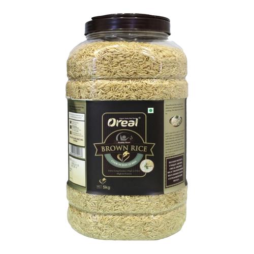 OREAL Brown Rice - For Healthy Heart, High Level Of Magesium, 5 kg Pouch 