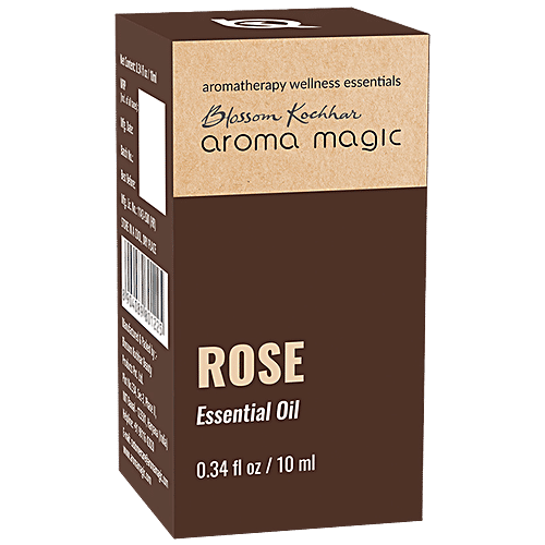 Buy Aroma Magic Rose Essential Oil Rejuvenates Skin, Relieves Anxiety