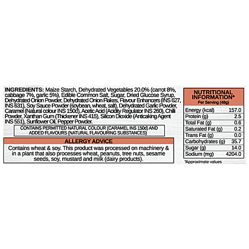 Inchi Hot & Sour Soup With Real Vegetables - Cook-Up For Any-Time, Ready In 5 Minutes, 48 g Mono Carton