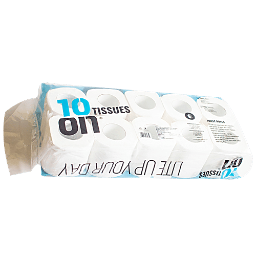 Buy 10on Tissues Soft Toilet Tissue Paper Rolls 2 Ply, Highly
