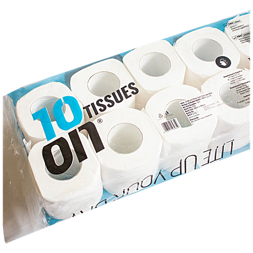 Buy 10on Tissues Soft Toilet Tissue Paper Rolls 2 Ply, Highly