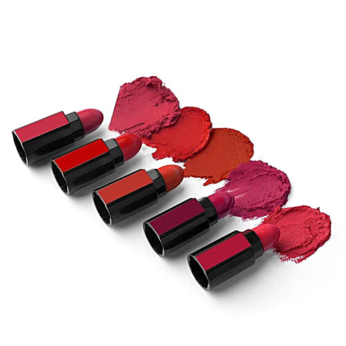 Renee Fab 5 5-In-1 Lipstick - Alluring Shades, Moisturising, Enriched With Jojoba Oil, 7.5 g  