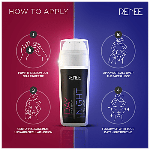 Renee Day & Night 2-In-1 Face Serum - Brightening & Firming, Plumping & Hydrating, 30 ml  