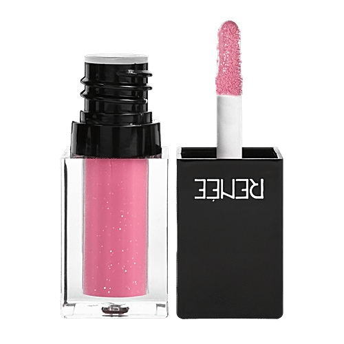 Renee See Me Shine Lip Gloss - With Jojoba Oil, Shea Butter & Vitamin E, 2.5 ml Pink Pow-Wow 