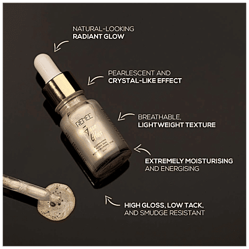 Renee Face Gloss Illuminating Face Serum - High Gloss, Low Tack, & Smudge Resistant, 10 ml