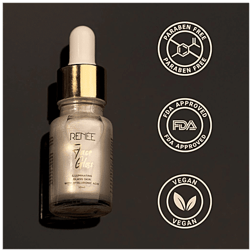 Renee Face Gloss Illuminating Face Serum - High Gloss, Low Tack, & Smudge Resistant, 10 ml