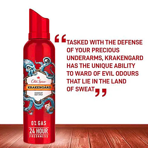 Old Spice The Mantastic Gift Pack - With After Shave Lotion, Deodorant Body Sprays Nomad & Krakengard With 0% Gas, 1 pc (Set of 3) 