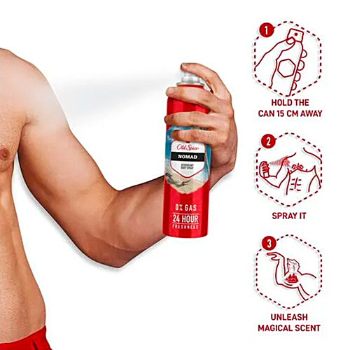 Old Spice The Mantastic Gift Pack - With After Shave Lotion, Deodorant Body Sprays Nomad & Krakengard With 0% Gas, 1 pc (Set of 3) 