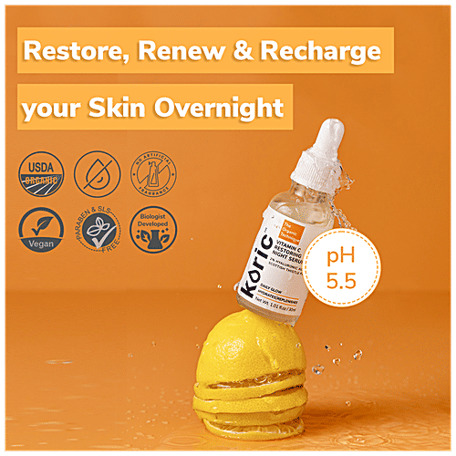 Buy Koric Daily Glow Vitamin C Restoring Night Serum pH 5.5 Naturally