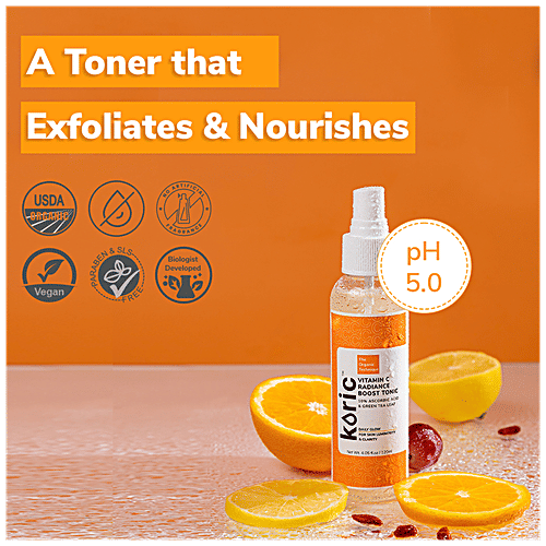 Buy Koric Daily Glow Vitamin C Radiance Boost Tonic pH 5 Removes