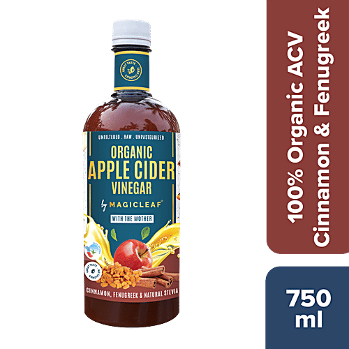 Buy Magicleaf Organic Apple Cider Vinegar With Mother Cinnamon