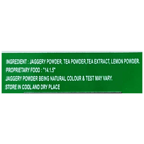 Farmers Family Ready Mix Jaggery Lemon Tea - No Sugar, Summer Drink, Ideal For Diabetics, 14 g Pouch 