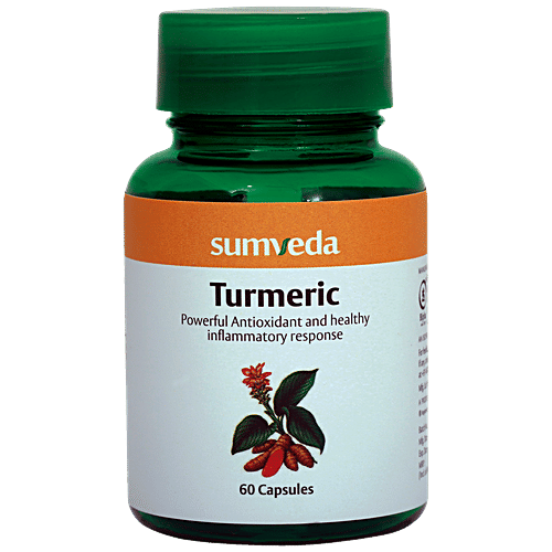 Buy Sumveda Turmeric Capsules Powerful Antioxidant & Healthy Inflammatory Response Online at