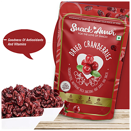 Buy SnackAmor Dried Cranberries NutrientRich, High In Antioxidants