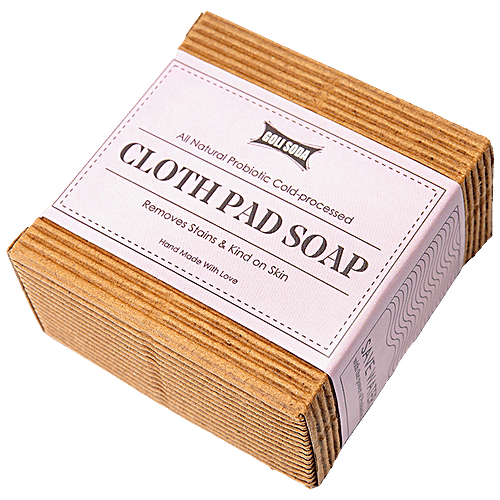 Goli Soda Probiotics Cloth Pad & Diaper Soap - All Natural, Anti Bacterial, Anti Fungal, 90 g  