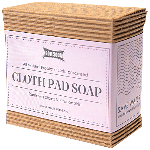 Goli Soda Probiotics Cloth Pad & Diaper Soap - All Natural, Anti Bacterial, Anti Fungal, 90 g  