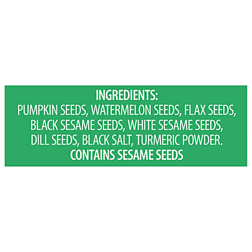 Teos Roasted & Salted Mix  Seeds - High Protein & Dietary Fibre, Rich In Omega-3, 125 g  