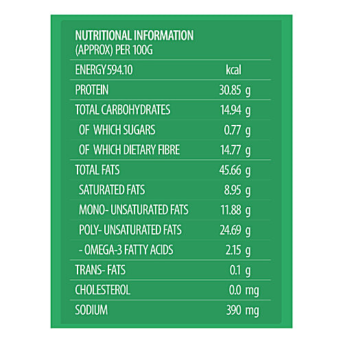 Teos Roasted & Salted Mix  Seeds - High Protein & Dietary Fibre, Rich In Omega-3, 125 g  