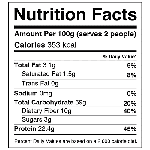 Pink Harvest Farms Chickpea Fusilli Pasta - No Wheat & Rice, Plant-based Protein, Enriched With Fiber, 200 g  