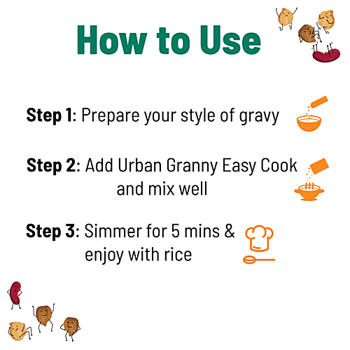 Urban Granny  Kala Chana For Instant Meals - Pre-Soaked & Boiled, No Pressure Cooking Required, 200 g  