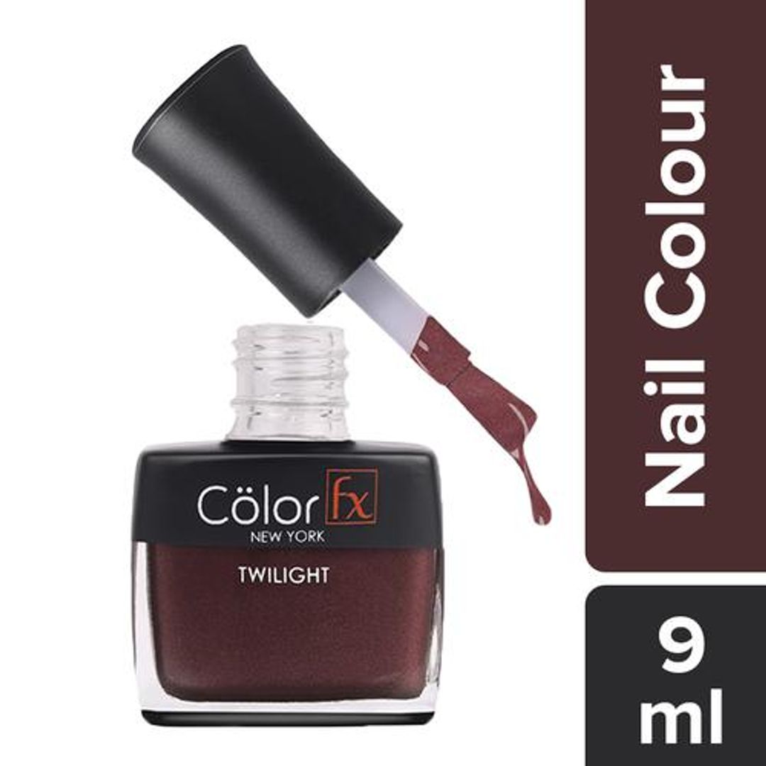 Color Fx Twilight Festive Collection Nail Enamel - Long-lasting Colour, Perfect Finish, 9 ml Shade-145