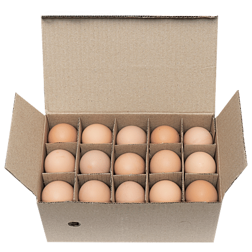 Buy fresho! Brown & White Egg Combo Rich In Omega 3 & Protein Online