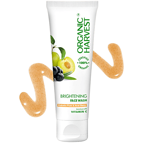 Buy Organic Harvest Vitamin C Face Wash With Acai Berry & Daisy