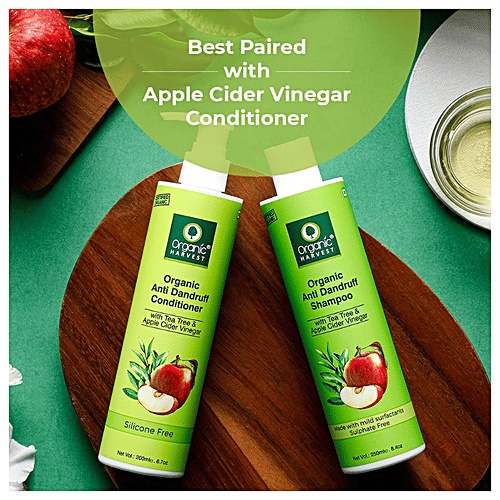 Buy Organic Harvest Anti Dandruff Shampoo Apple Cider Vinegar & Tea