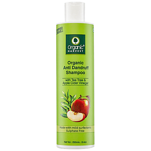 Buy Organic Harvest Anti Dandruff Shampoo Apple Cider Vinegar & Tea