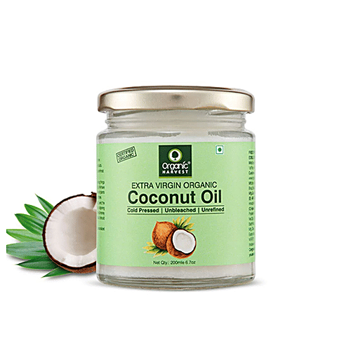 Buy Organic Harvest Extra Virgin Coconut Oil Cold Pressed, Unbleached