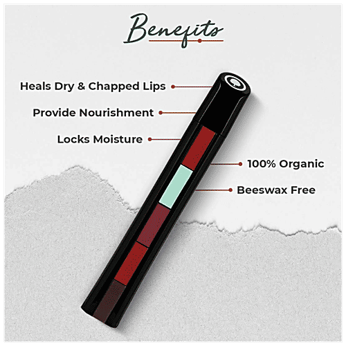 Organic Harvest 5 in 1 Lip Balm - Sunflower Oil & Mango Butter, Lightens Dark Lips, Beeswax Free, 10 g  