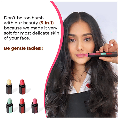 Organic Harvest 5 in 1 Lip Balm - Sunflower Oil & Mango Butter, Lightens Dark Lips, Beeswax Free, 10 g  