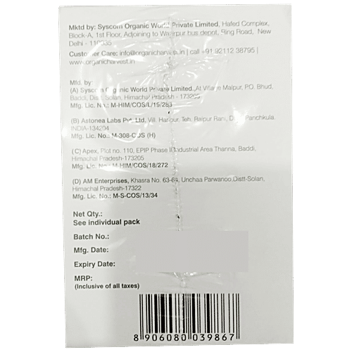 Organic Harvest 4-in-1 Vitamin C Facial Kit - For Skin Whitening & Brightening, 50 g  