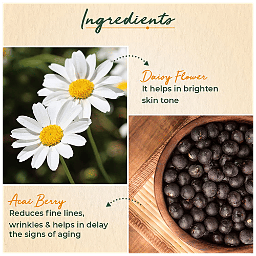 Organic Harvest 4-in-1 Vitamin C Facial Kit - For Skin Whitening & Brightening, 50 g  