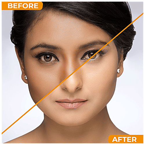 Organic Harvest 4-in-1 Vitamin C Facial Kit - For Skin Whitening & Brightening, 50 g  