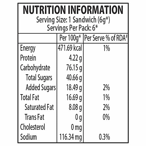 Country Harvest Cream Flips - Milk Flavoured Sandwich Biscuits, Fresh, Healthy & Wholesome, 38.5 g