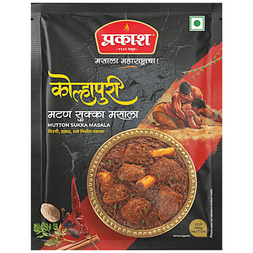 Buy Prakash Kolhapuri Mutton Sukka Masala Spice Mix, No Added