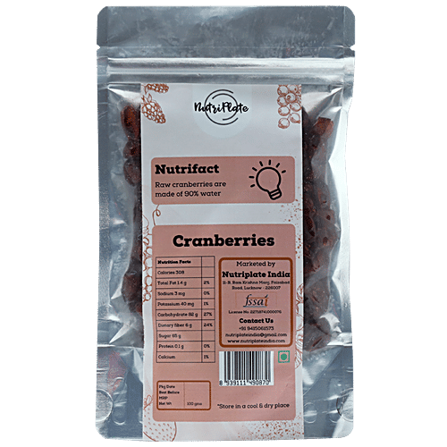 Buy Nutriplate India Cranberries Rich In Vitamin, Minerals