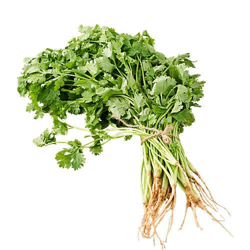 fresho! Coriander Leaves With Roots, 1 kg  