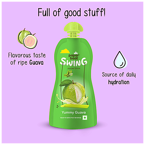 Buy Paperboat Swing Swing Juicer Drink Yummy Guava, Thick & Flavourful, Ready To Serve Online