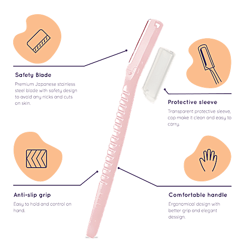 Buy Sanfe Glide Face Razor Facial Hair Removal, For Women Online at