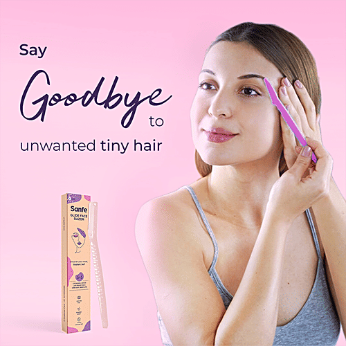 Buy Sanfe Glide Face Razor Facial Hair Removal, For Women Online at