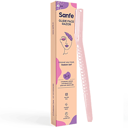 Buy Sanfe Glide Face Razor Facial Hair Removal, For Women Online at