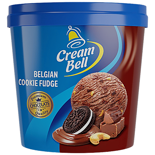 Buy Cream Bell Ice Cream Belgian Cookie Fudge, Rich & Creamy Online at Best Price of Rs 50